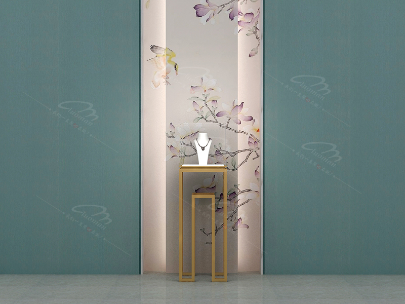 藝術(shù)風展柜設(shè)計